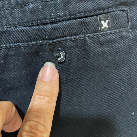 Hurley Boys Navy Shorts SZ 7 - Picture 7 of 9